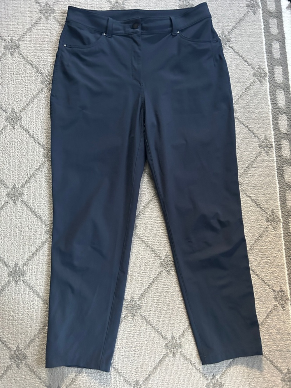 lululemon athletica Navy City Sleek 5 Pocket 7/8 Pant